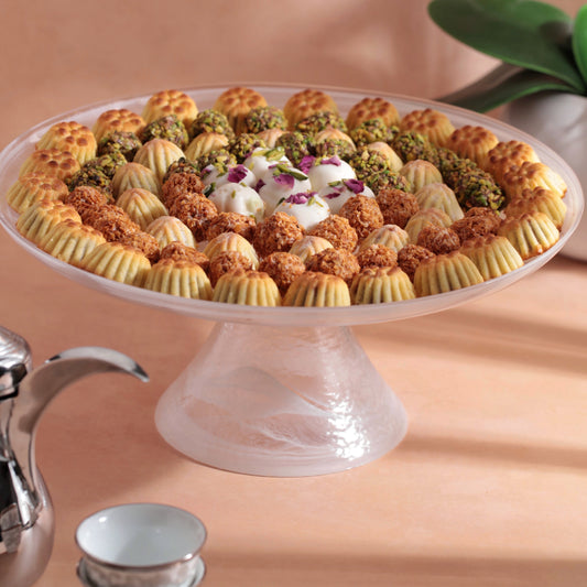 Rahash Balls & Maamoul Mix with Elegant Tray