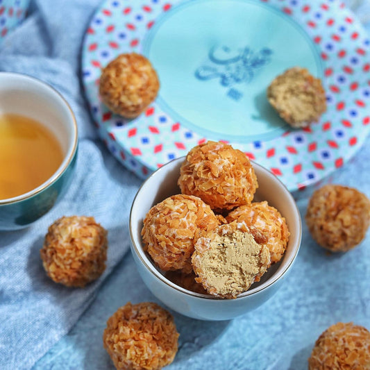 Rahash Balls with Coconut