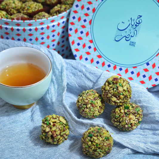 Rahash Balls with Pistachio
