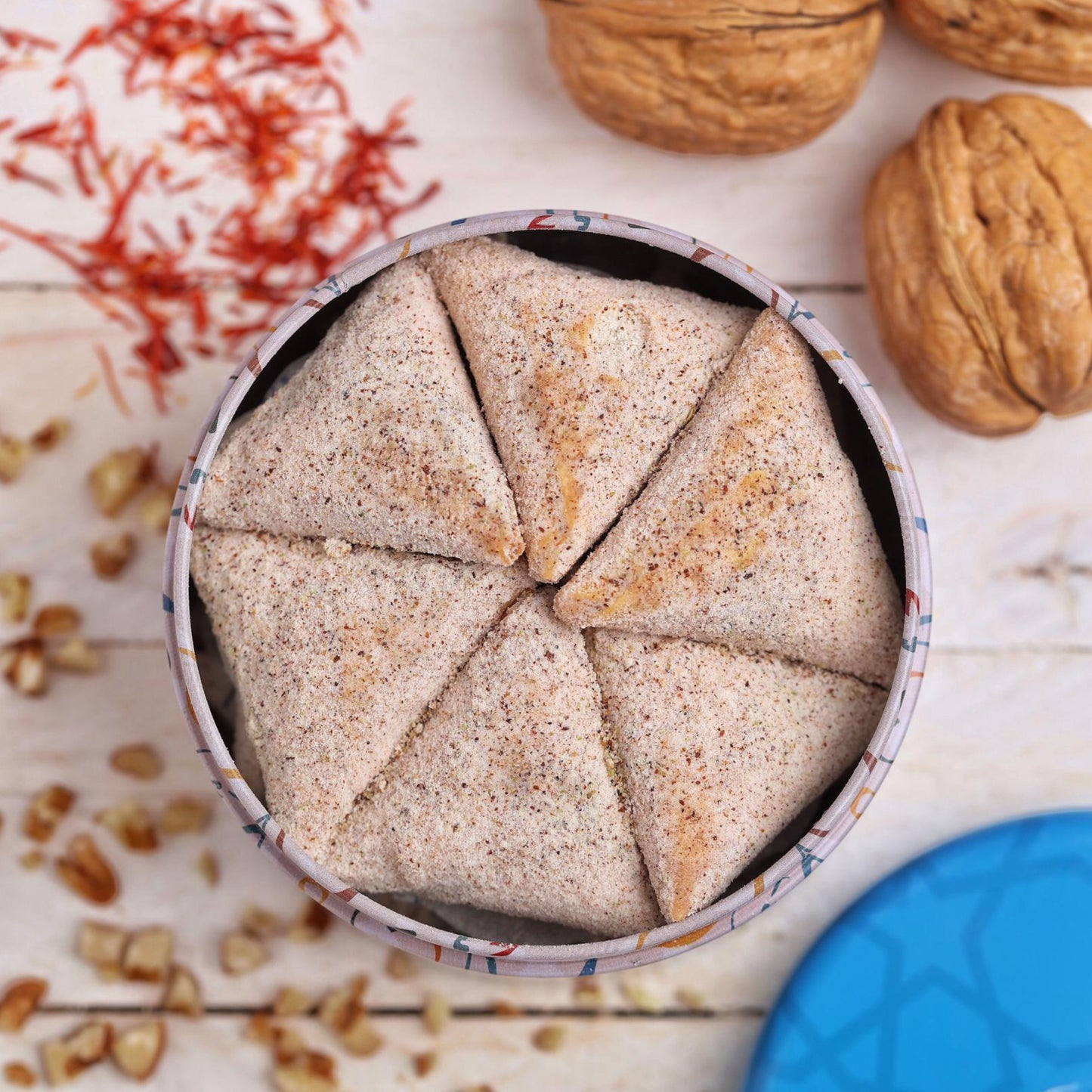 Sambosa with Walnut and Saffron