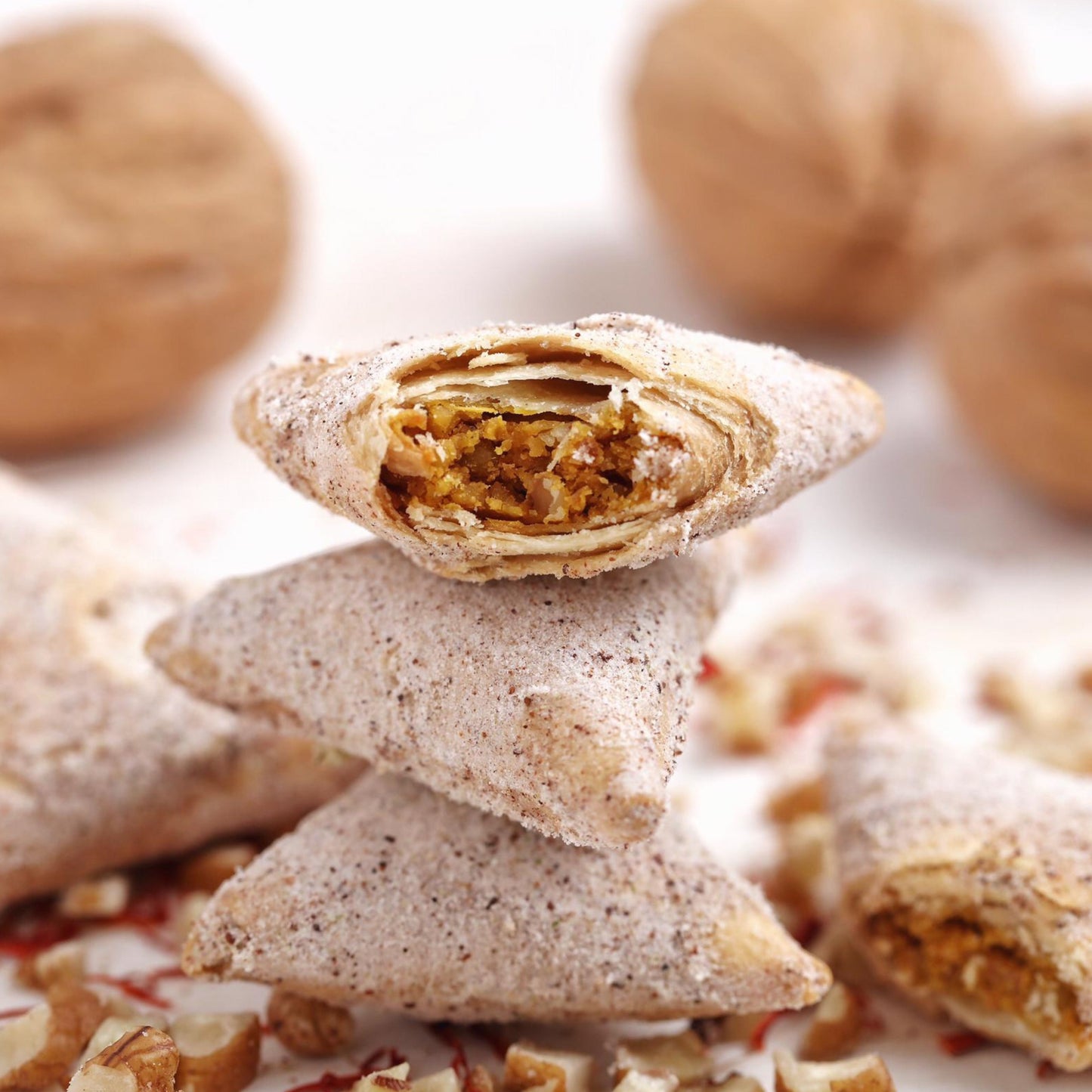 Sambosa with Walnut and Saffron