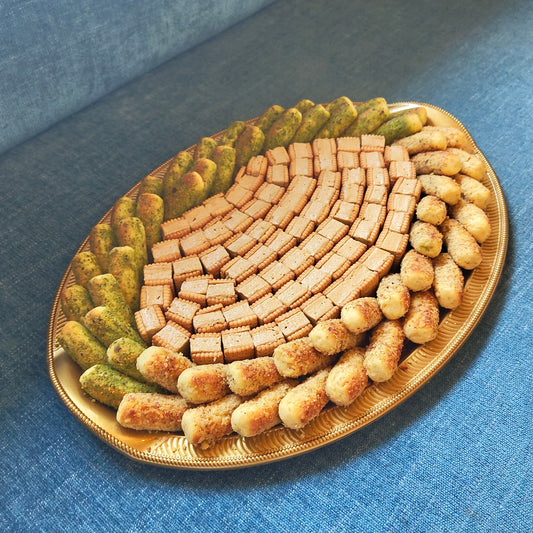 Maamoul Fingers & Rahash Biscuits Mix with Normal Tray