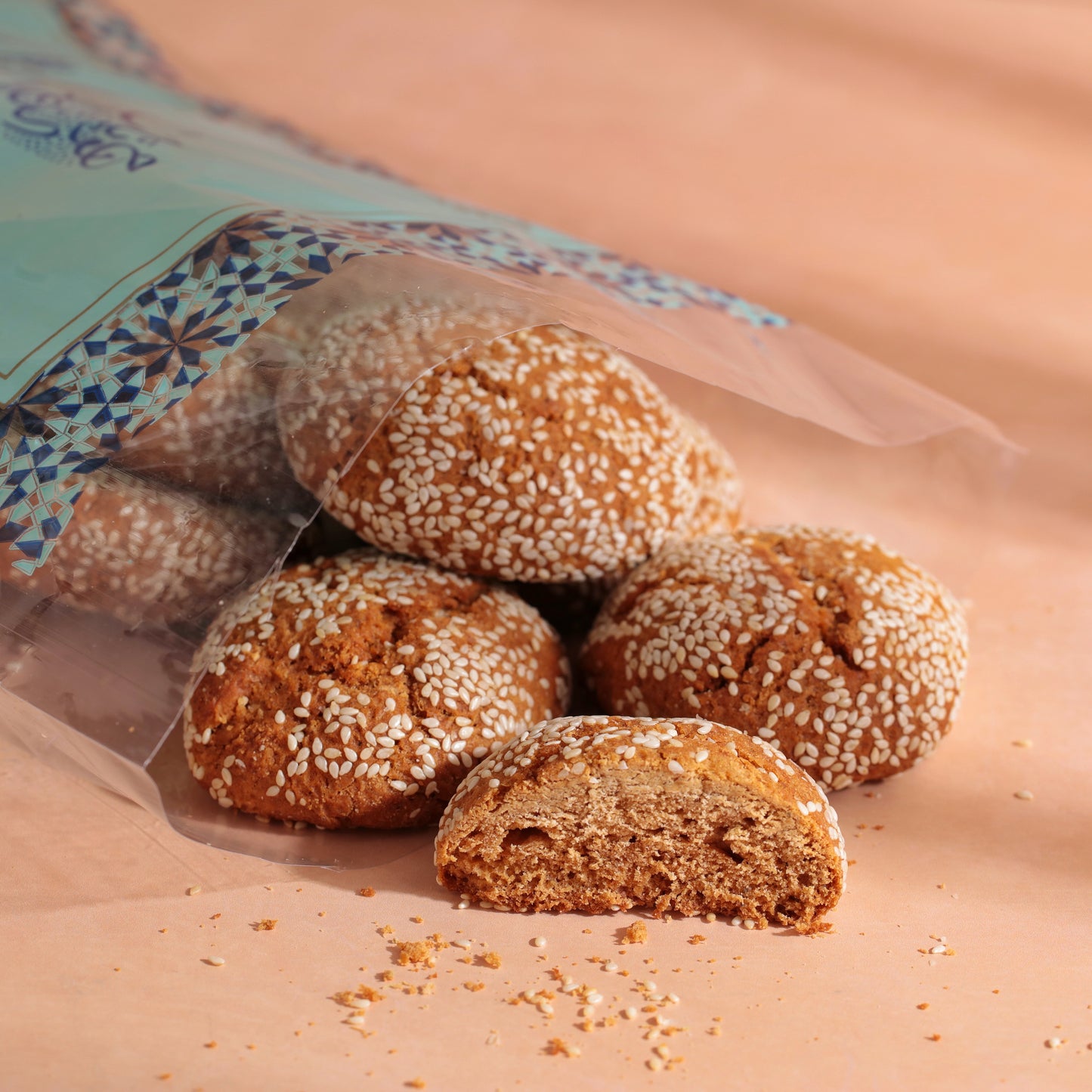 Sweet Baqsam with Sesame